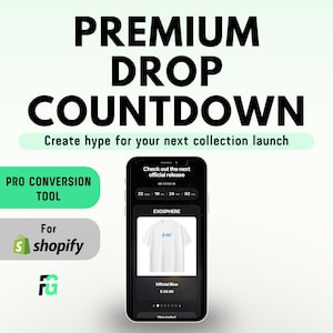 Collection Launch Countdown for Shopify – Product Drop Timer, Pre-Order Countdown Section