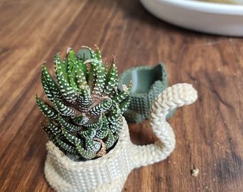 Sitting Cat Cactus Pot | 3d printable stl file