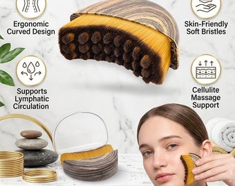 Jaw and Face Shaping Massage Tool, Double Chin Toning Brush (Boxed)