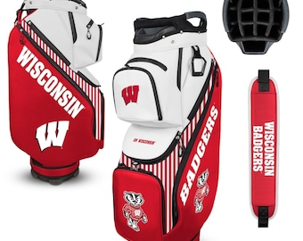 Wisconsin Badgers Clubhouse Cooler Cart Golf Bag