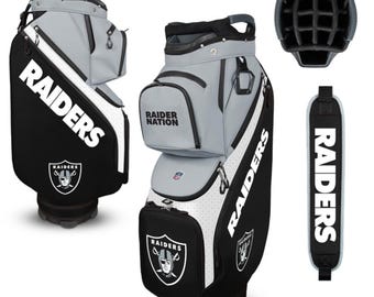 Las Vegas Raiders Clubhouse Cooler Cart Golf Bag