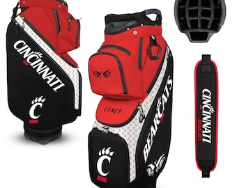 Cincinnati Bearcats Clubhouse Cooler Cart Golf Bag