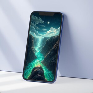 Mystical Glowing River 4K Wallpaper Set