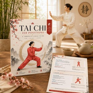 Tai Chi 108 Movements Visual Guide, Yang Style Long Form, Step-by-Step Practice (PDF Download)