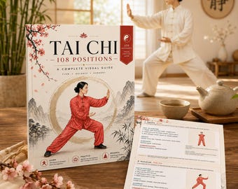 Tai Chi 108 Movements Visual Guide, Yang Style Long Form, Step-by-Step Practice (PDF Download)