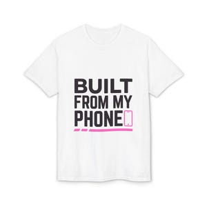 Built From My Phone T-Shirt | No Office, Boss, Limits Design