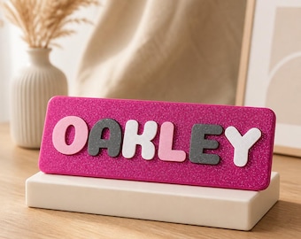 Personalised Name Puzzle | Montessori Educational Toy, Custom PLA Name Crafts