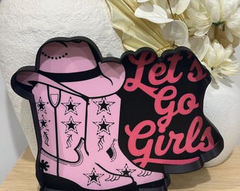 Country Boots Trinket Tray | 3D Print File (Digital Download)