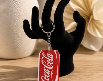 Coke Can Opener | Coke Inspired Nail Saver Keychain | Reusable Soda Tab Puller | Digital Download