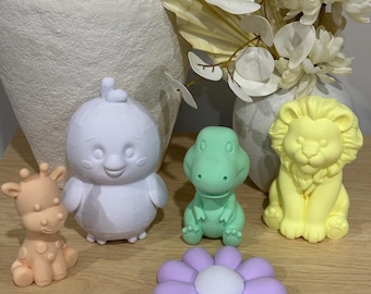 3D Printed Wall Animals, Digital Download File