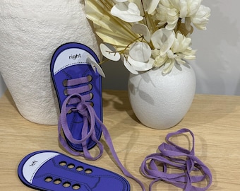 Shoe Lacing Practice 3D Print File | Fine Motor Skills Activity (Digital Download)