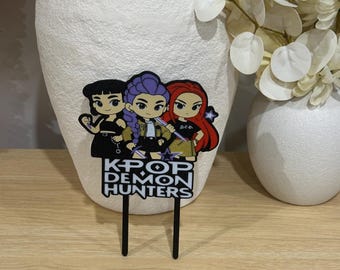 K-pop Demon Hunters 3D Printed Cake Topper