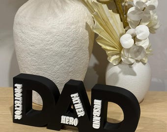 Dad Digital Download File,  Freestanding Sign, Fathers Day Gift, Appreciation Gift