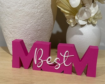 Mum Digital File, Free Standing Name Plate, Mothers Appreciation Sign, Gift For Mums
