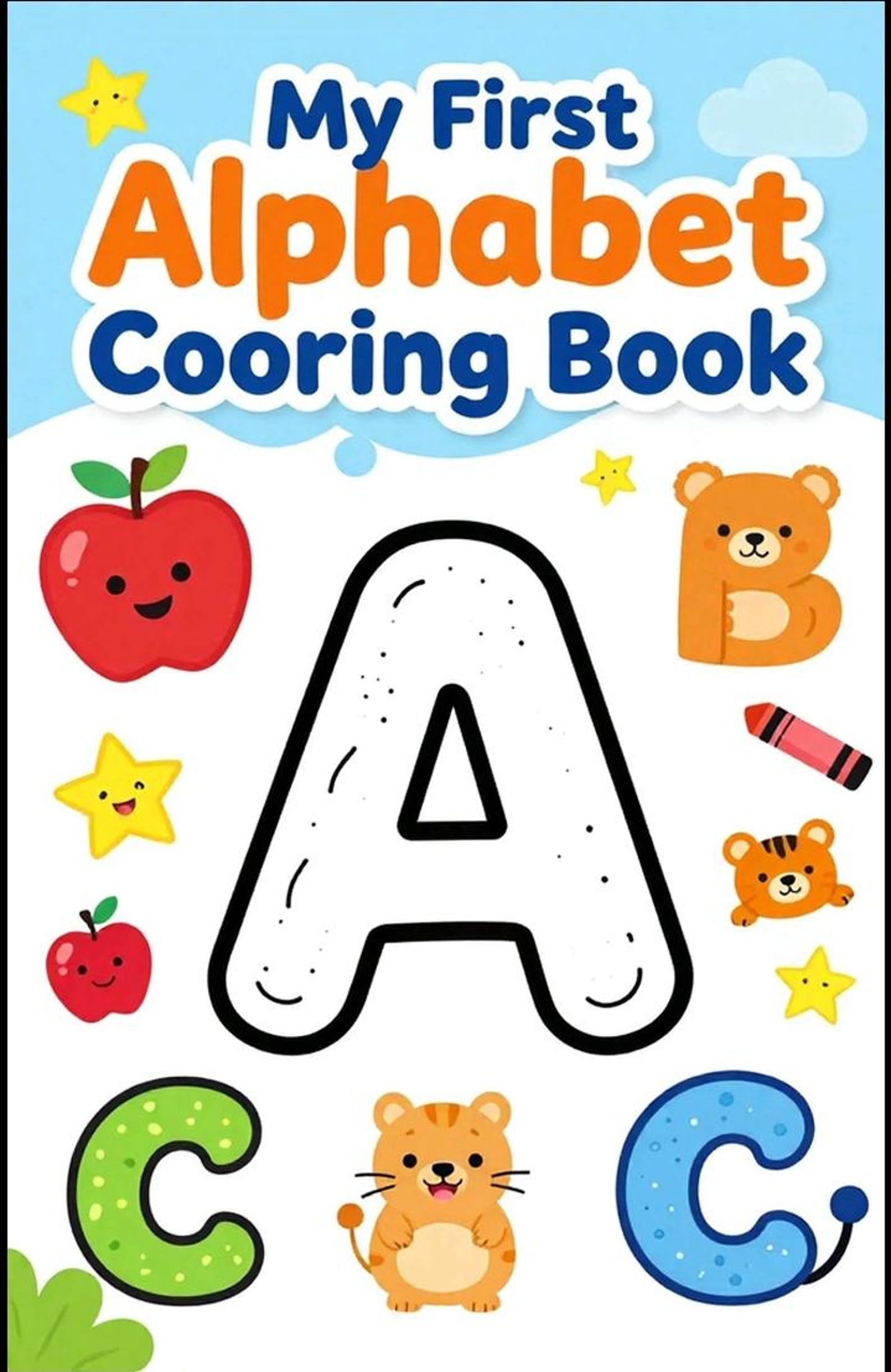 Abc Col Coloring Alphabet for Kids - Etsy Canada