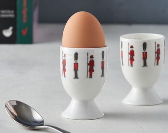 British//English Breakfast Handmade in Britain of Fine Bone China London Skyline Egg Cup