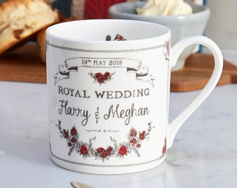 Royal Wedding Mug, Fine Bone China, Coffee Mug, Tea Mug, Made in UK