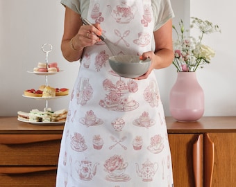 Afternoon Tea Apron, Handmade in UK