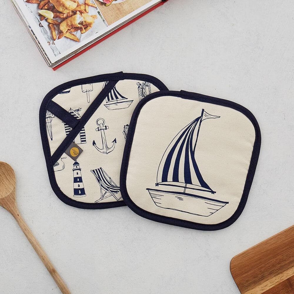 Nautical Pot Grab / Pot Holder Lovingly Made In Britain Etsy 日本