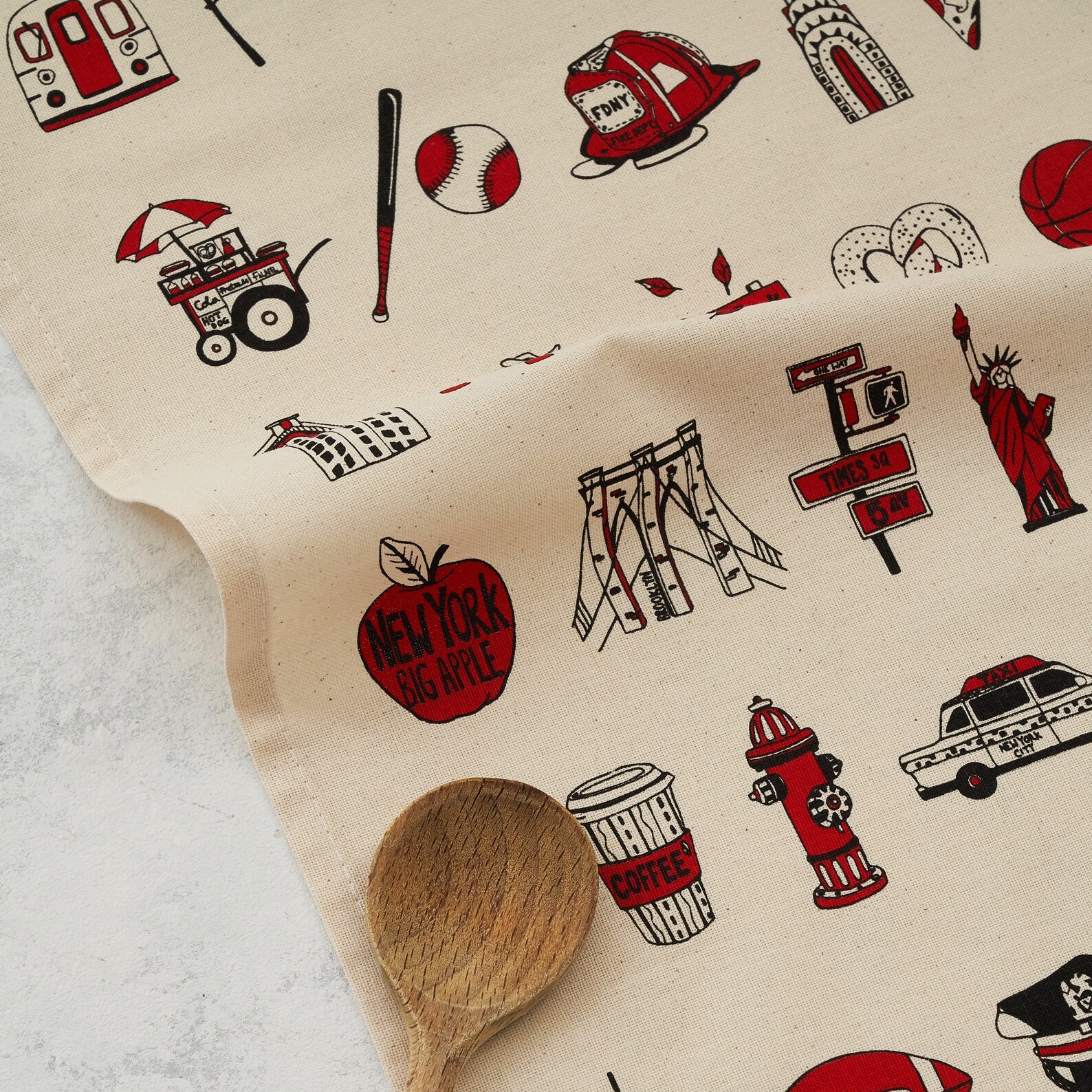 New York New York Tea Towel / Kitchen Towel Lovingly Made Etsy