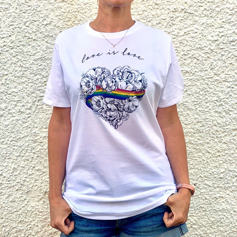 Love is Love Rainbow Unisex T-Shirt