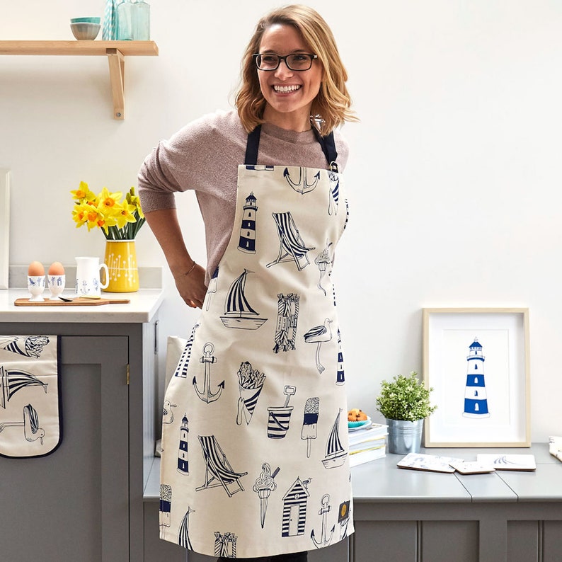 Nautical Apron Lovingly Made In Britain