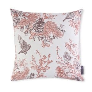 Autumn Garden Cushion, Cotton Cushion Cover, Couch Cushion Cover, Decor, Sofa Cushion Cover, Made in UK image 8