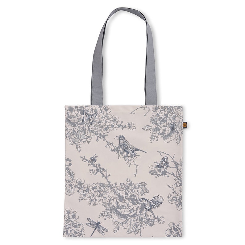 Wildlife in Spring Canvas Bag, Screen-printed Bag, Tote Bag, Shoulder Bag, Grocery Bag, Shopping Bag, Made in UK image 4