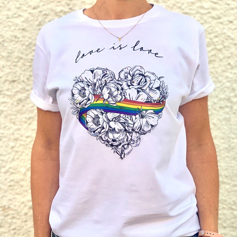 Love is Love Rainbow Unisex T-Shirt