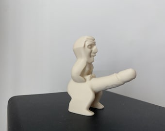 Modern Priapos Figurine - Greek Mythology Fertility Statue - 3D Printed Pagan Art Decor - Tasteful Ancient Symbol - Gift for Men