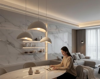 Pendant Light | Wabi Sabi Minimalist Style | Living Room Bedroom Lighting