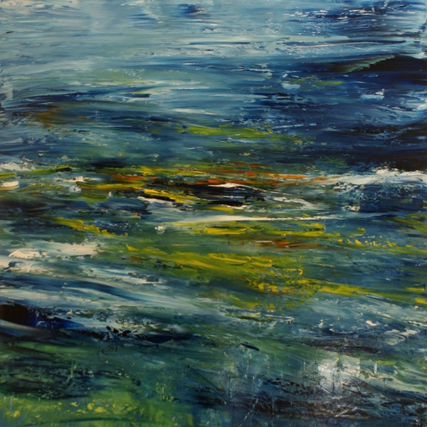 Abstract Landscape - 'Something as simple as this' - oil painting on canvas - size 90cm x 90cm (36"x36")