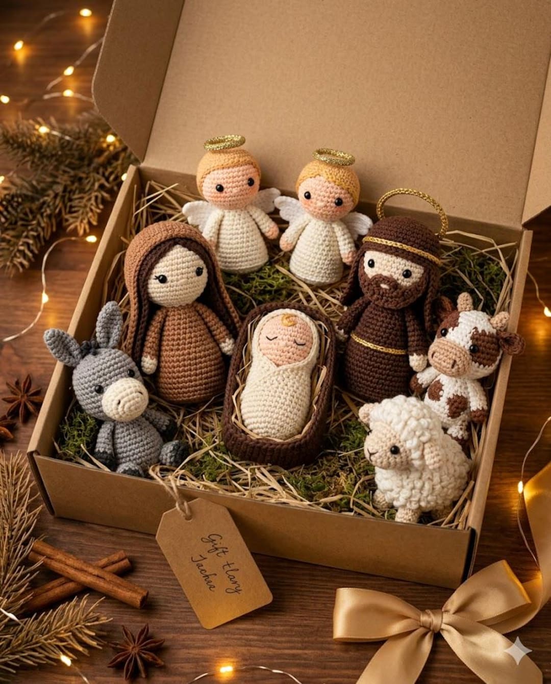 Handmade Nativity Set Crochet Pattern | Nacimiento Amigurumi ...