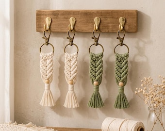 Macrame Keychain Pattern PDF | Boho Tassel Tutorial (Digital Download)