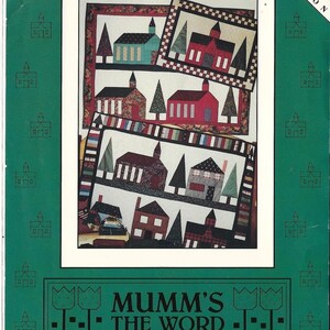 The Village Square Quilts Sewing Pattern: Early American Village Designs - Old Towne Square, Bell & Steeple, Country Classroom