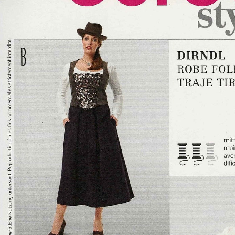 Dirndl Pattern Etsy