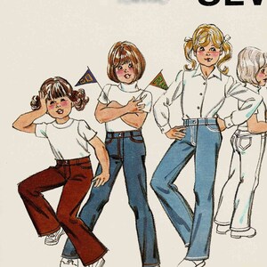 Girl's slim jeans pattern Kwik Sew 1029 Girl blue jeans pattern SZ 4,5,6 Uncut Girl's jeans pattern Girl's slim jeans pattern Kwik Sew 1029 Girl blue jeans pattern SZ 4,5,6 Uncut Girl's jeans pattern