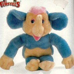Simplicity 7204 Firffels Stuffed Animal Elephonkey Elephant Monkey stuffed animal Toy Vintage 80s Craft uncut pattern