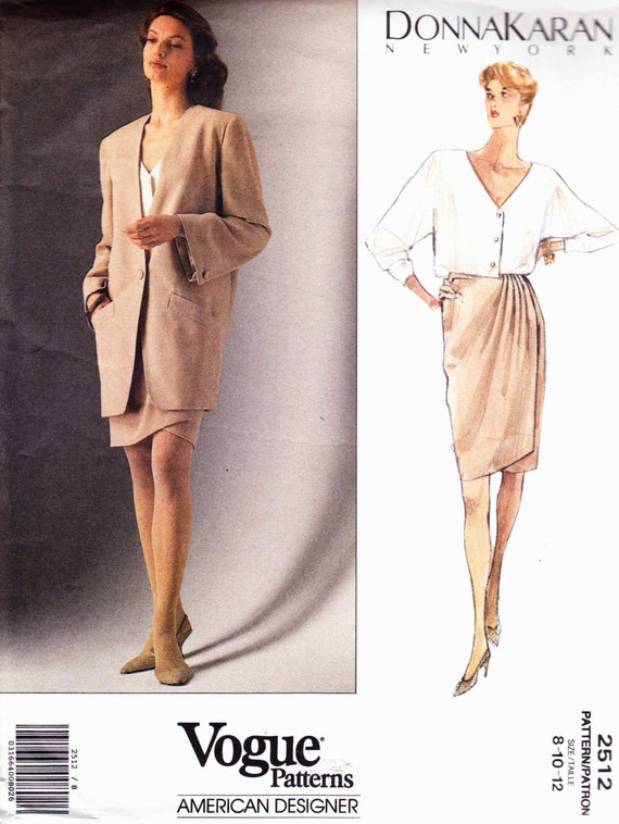 donna karan wrap skirt