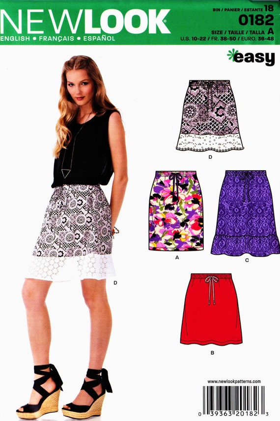 new look knee length skirts