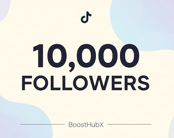 TikTok 10,000 Followers | Fast Delivery | Real & High Quality Followers | Boost TikTok Growth | Social Media Promotion Service