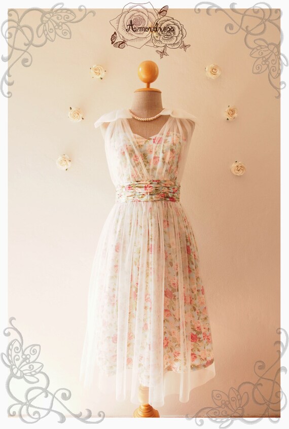 Amorita Rhyme Fairy Wedding Dress Photo Shooting Dress Floral | Etsy