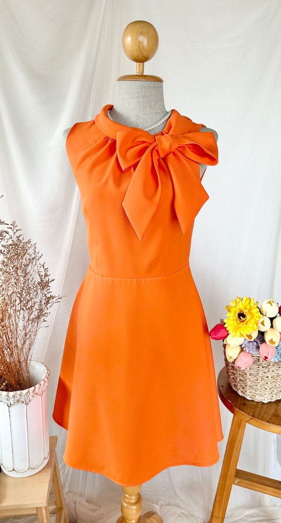 Oranje jurk dames hotsell