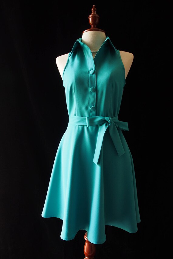 jade green cocktail dress