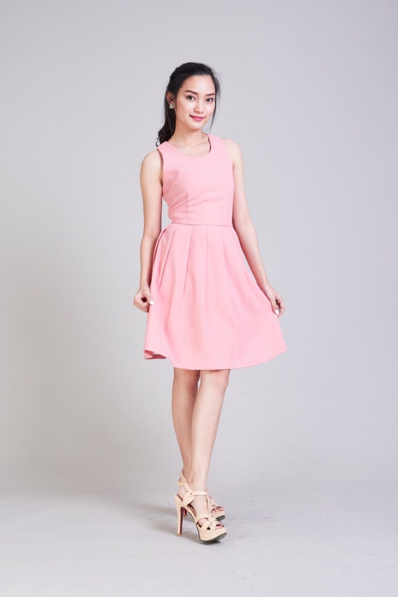 Love Potion Blush Pink Dress Short Party Dress Bridal Party Etsy