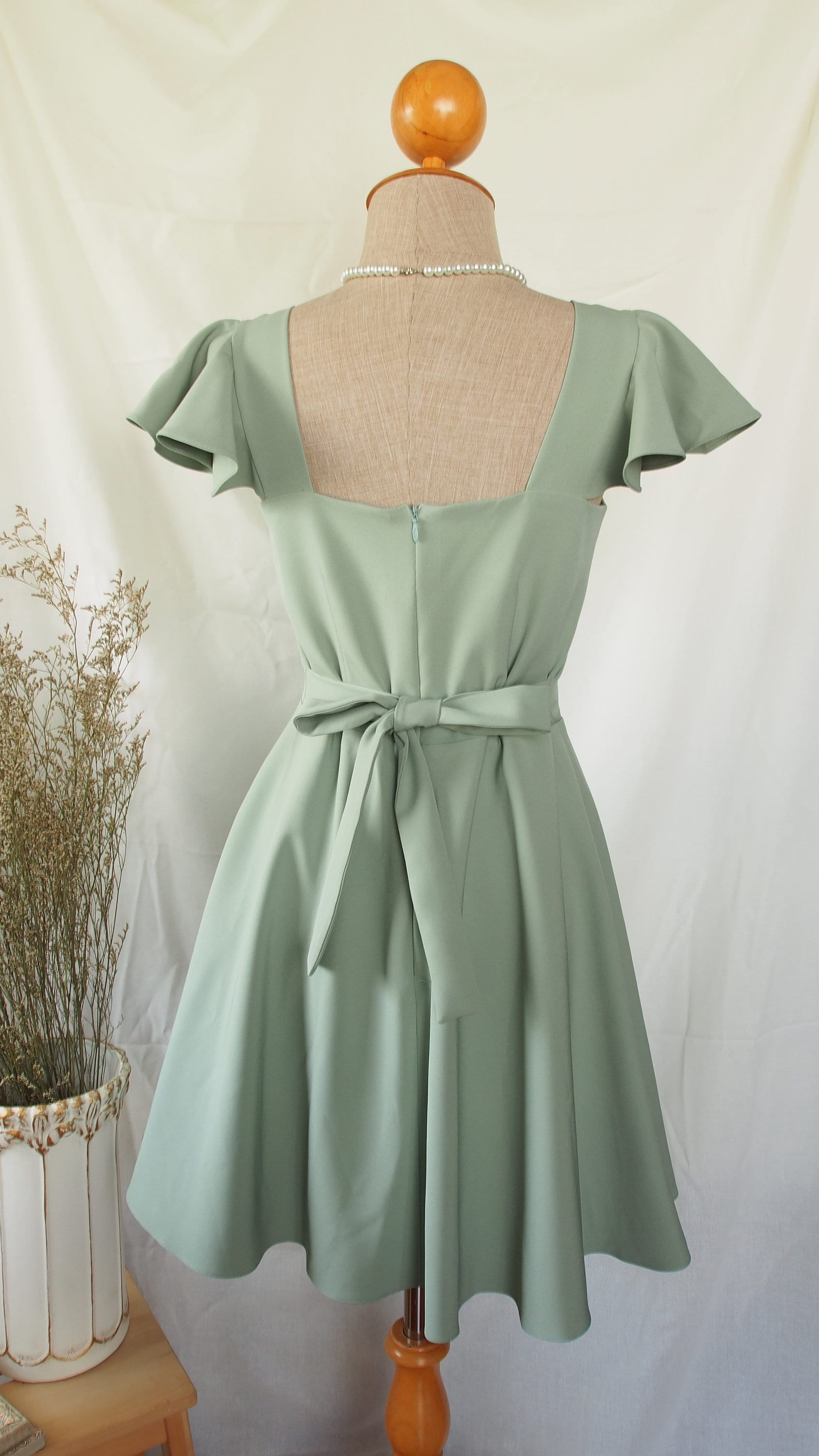 Olivia Sage Green Prom Dress Sage Green Party Dress Formal Cocktail Bridal  Wedding Sundress Summer Dress Swing Dress Final Fantasy -  Canada