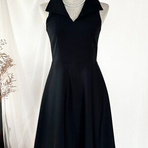 La La Dress - A Black Dress Old Money Preppy Classy Sundress Graduation  Pretty Collar Summer Vintage Swing Dance Parisian Women Outfit - Etsy