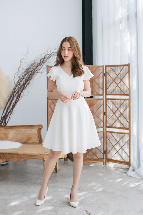 white dress for white party