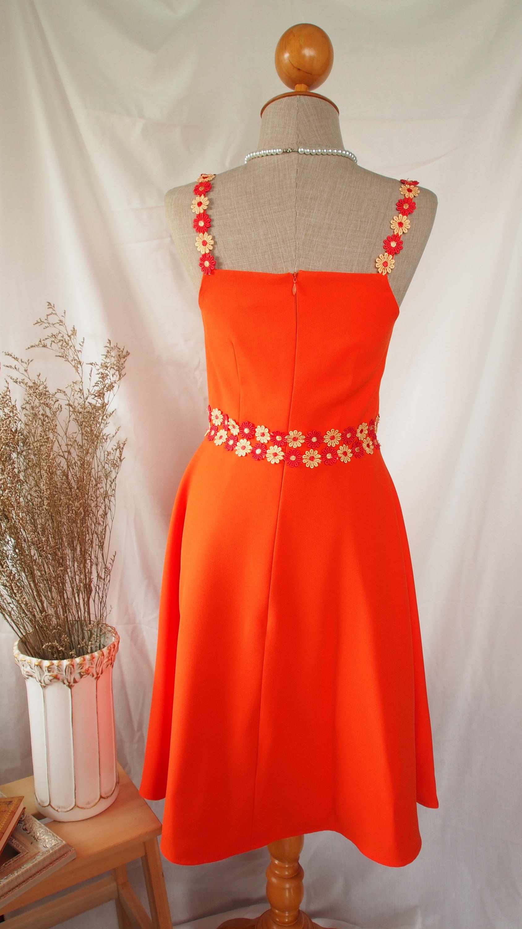orange tangerine dress