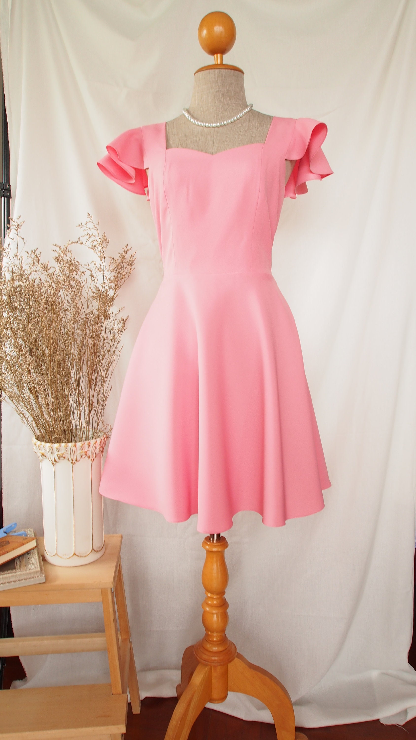 Candy check panel zip dress 【Pink】 il_fullxfull.3030289678_lbg2.jpg